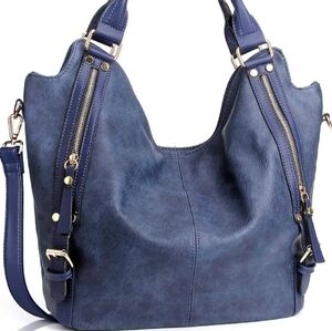 Jayson Women's Hobo Handbag, Navy Blue